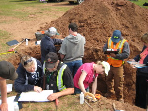 Test pit evaluation